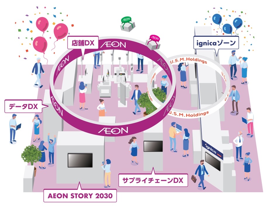イオン、「リテールテックJAPAN2024」に初出展 店舗DXなど4コンテンツ