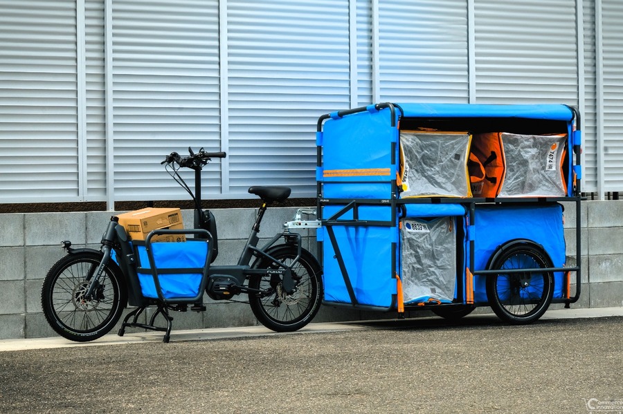 Amazonが日本向け新型電動アシスト自転車を発表、ラストワンマイルの配達効率と安全性を向上