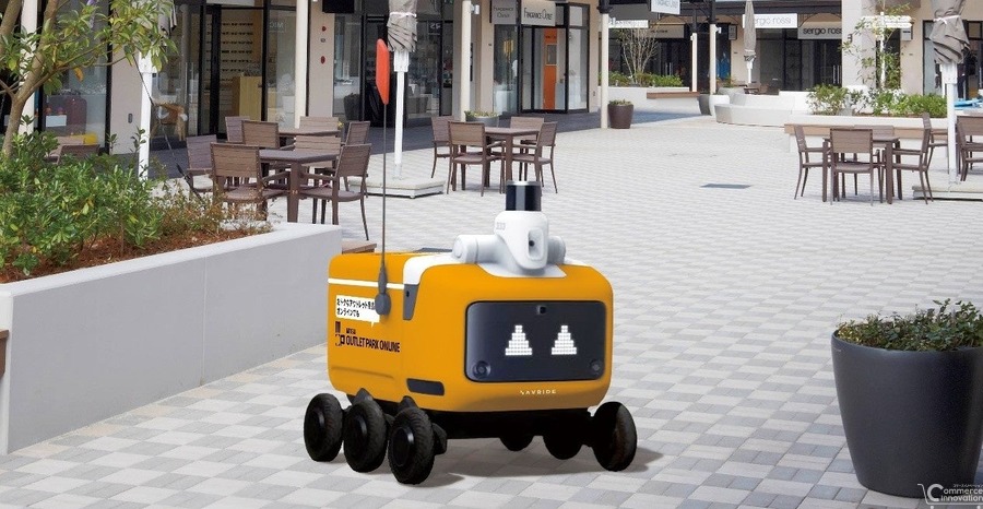 三井アウトレットパーク、Avride社製配送ロボット導入　店頭商品のオンラインショッピング対応に活用する実験を開始