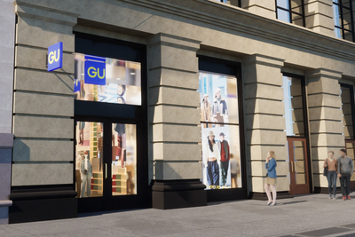 ジーユー、ニューヨークに初の海外旗艦店をオープン 画像