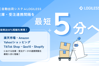 LOGILESSが在庫・受注連携を最短5分に短縮、従来比50%の高速化を実現 画像