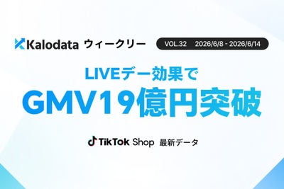 TikTok Shop日本市場、週次GMVが過去最高の19.3億円を達成——LIVEデー牽引で販売件数も97万件超 画像
