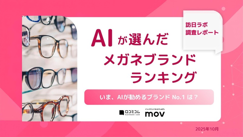ChatGPTとGeminiで異なる結果、AIメガネブランド調査 画像