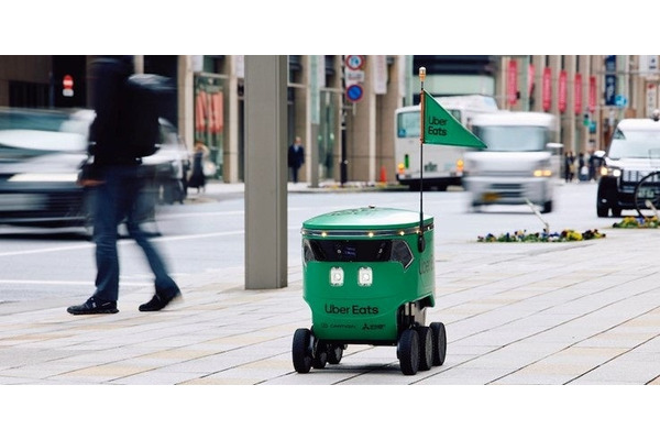 Uber Eatsが大阪4店舗のローソンでロボット配達導入へ コンビニ対応は初 画像
