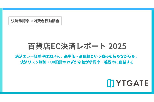 百貨店EC決済エラー率32.4％、8割が他店で購入継続 画像
