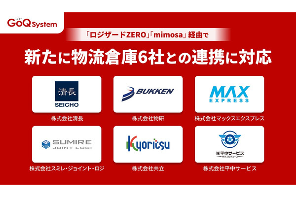 通販一元管理「GoQSystem」、物流倉庫6社とAPI連携し自動出荷対応を拡大